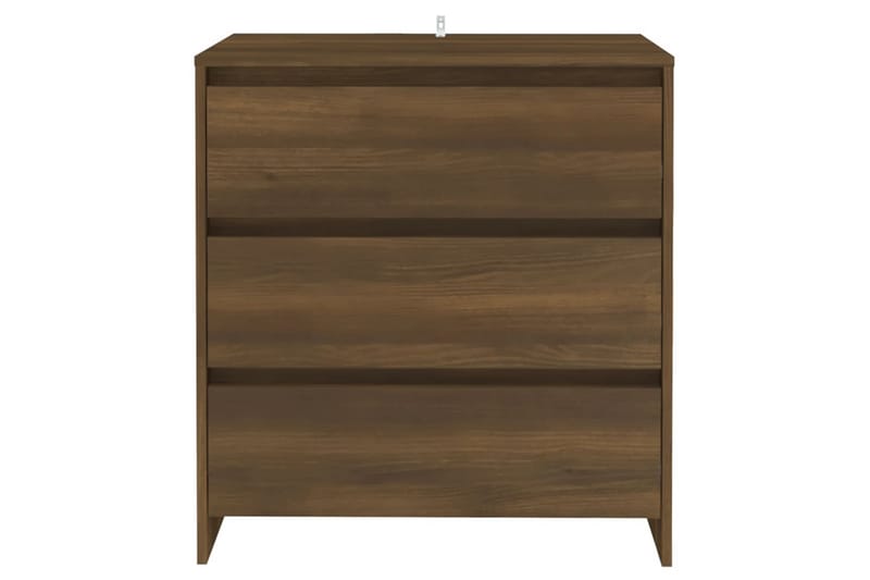 Senkki ruskea tammi 70x41x75 cm lastulevy - Ruskea - Säilytys - Säilytyskalusteet - Senkki