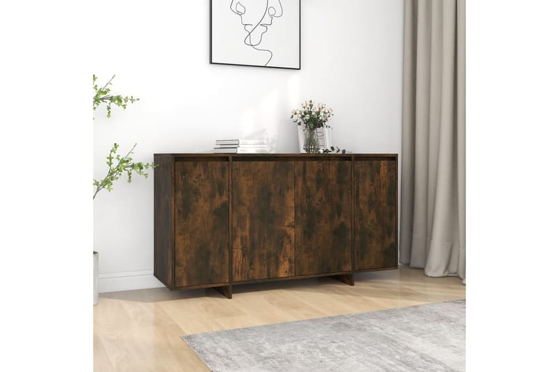Senkki savutammi 135x41x75 cm lastulevy - Ruskea - Säilytys - Säilytyskalusteet - Senkki