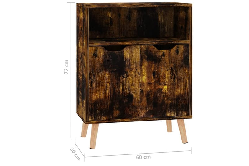 Senkki savutammi 60x30x72 cm lastulevy - Ruskea - Säilytys - Säilytyskalusteet - Senkki