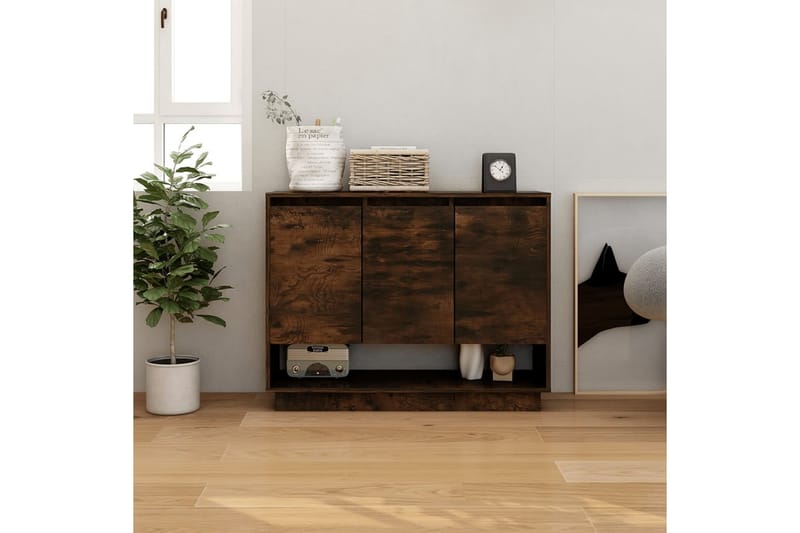 Senkki savutammi 97x31x75 cm lastulevy - Ruskea - Säilytys - Säilytyskalusteet - Senkki