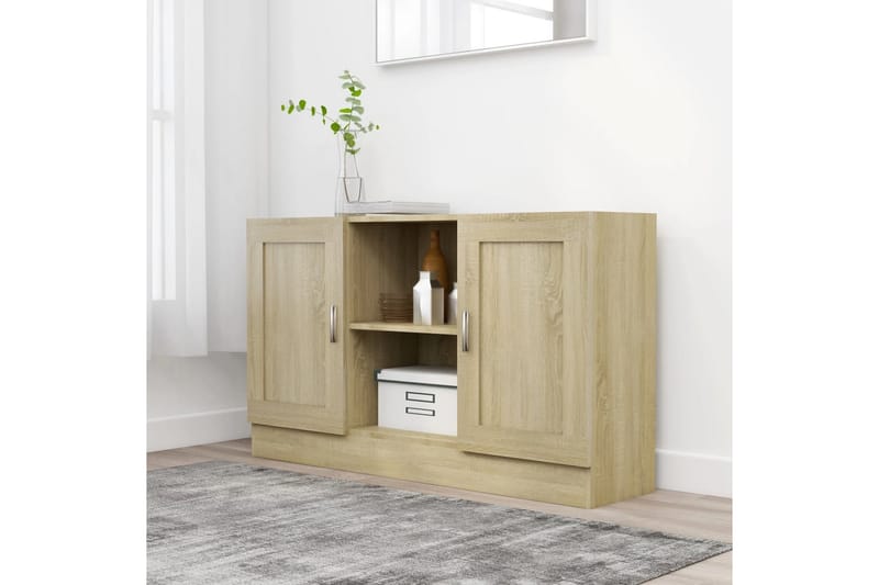 Senkki Sonoma-tammi 120x30,5x70 cm lastulevy - Ruskea - Säilytys - Säilytyskalusteet - Senkki
