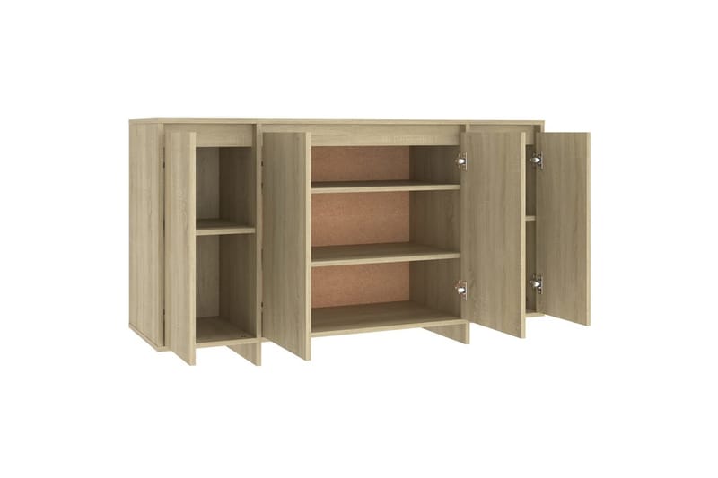 Senkki Sonoma-tammi 135x41x75 cm lastulevy - Beige - Säilytys - Säilytyskalusteet - Senkki