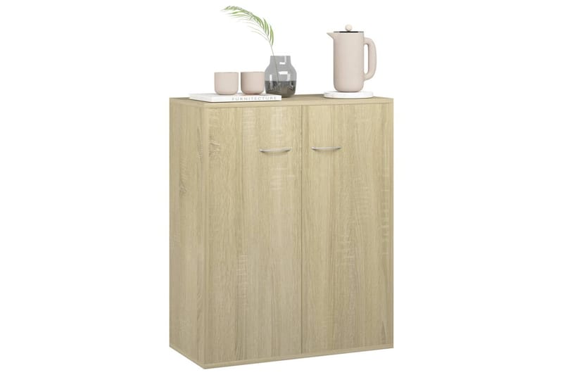 Senkki Sonoma-tammi 60x30x75 cm lastulevy - Ruskea - Säilytys - Säilytyskalusteet - Senkki
