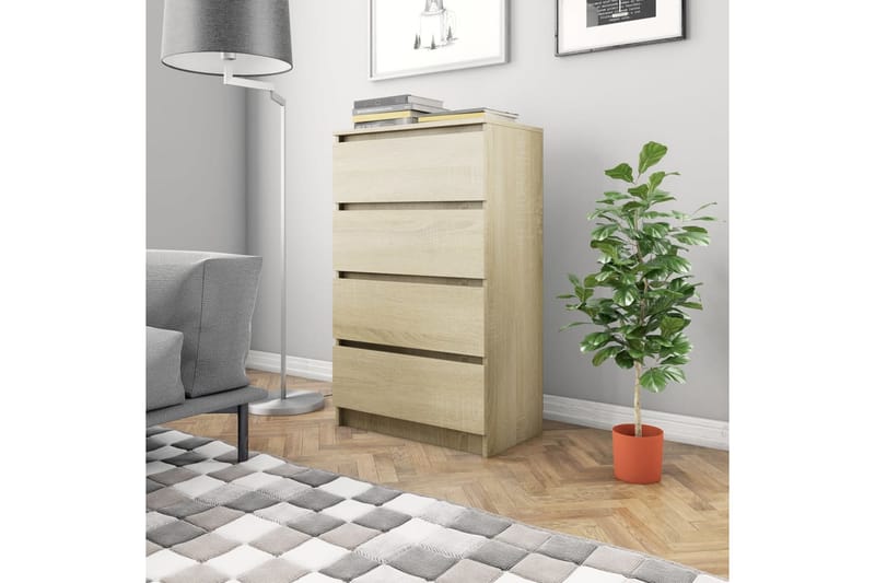 Senkki Sonoma-tammi 60x35x98,5 cm lastulevy - Ruskea - Säilytys - Säilytyskalusteet - Senkki
