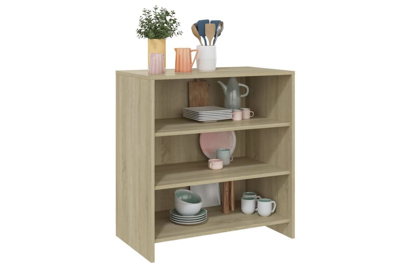 Senkki Sonoma-tammi 70x40,5x75 cm lastulevy - Beige - Säilytys - Säilytyskalusteet - Senkki