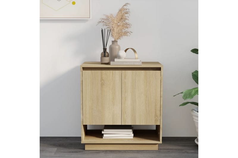Senkki Sonoma-tammi 70x41x75 cm lastulevy - Ruskea - Säilytys - Säilytyskalusteet - Senkki