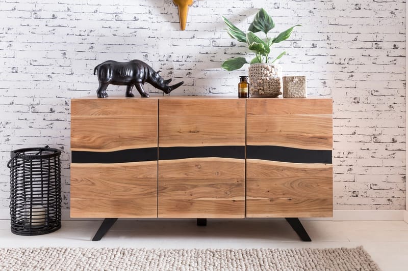 Senkki Stammler 148x43 cm - Puu/Luonnonväri - Säilytys - Säilytyskalusteet - Senkki