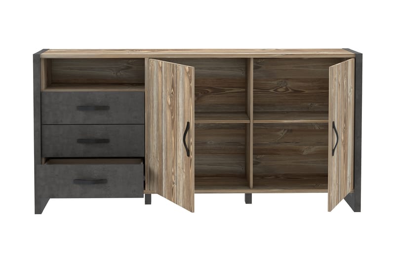 Senkki Strelcha 43x190 cm - Ruskea/Harmaa - Säilytys - Säilytyskalusteet - Senkki