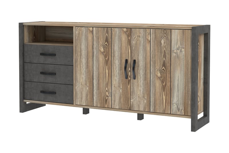 Senkki Strelcha 43x190 cm - Ruskea/Harmaa - Säilytys - Säilytyskalusteet - Senkki