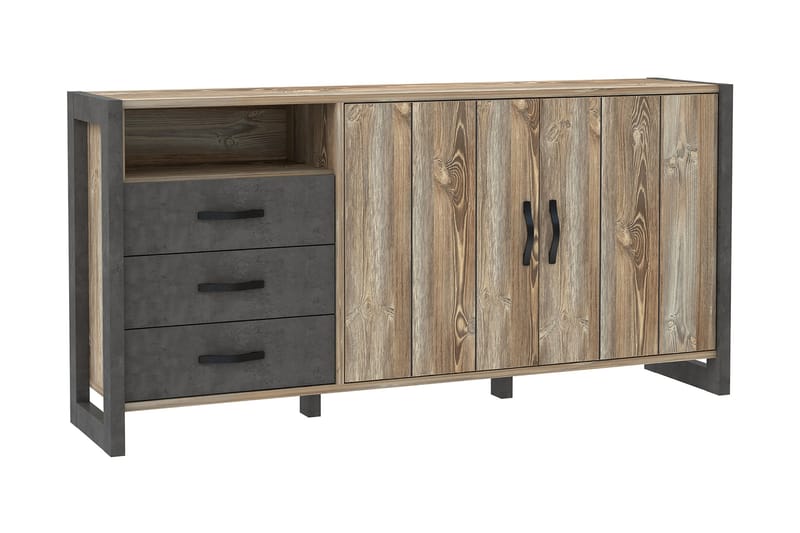 Senkki Strelcha 43x190 cm - Ruskea/Harmaa - Säilytys - Säilytyskalusteet - Senkki