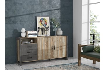 Senkki Strelcha 43x190 cm - Ruskea/Harmaa - Säilytys - Säilytyskalusteet - Senkki