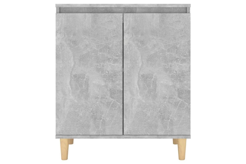 Senkki täyspuujaloilla betoninharmaa 60x35x70cm lastulevy - Säilytys - Säilytyskalusteet - Senkki