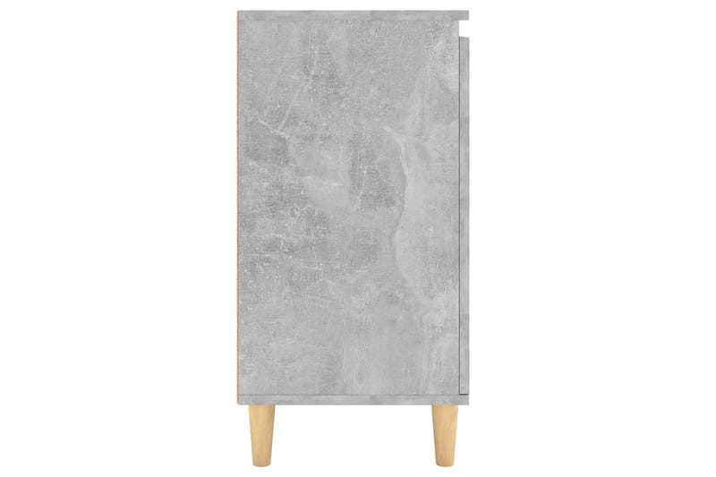 Senkki täyspuujaloilla betoninharmaa 60x35x70cm lastulevy - Säilytys - Säilytyskalusteet - Senkki
