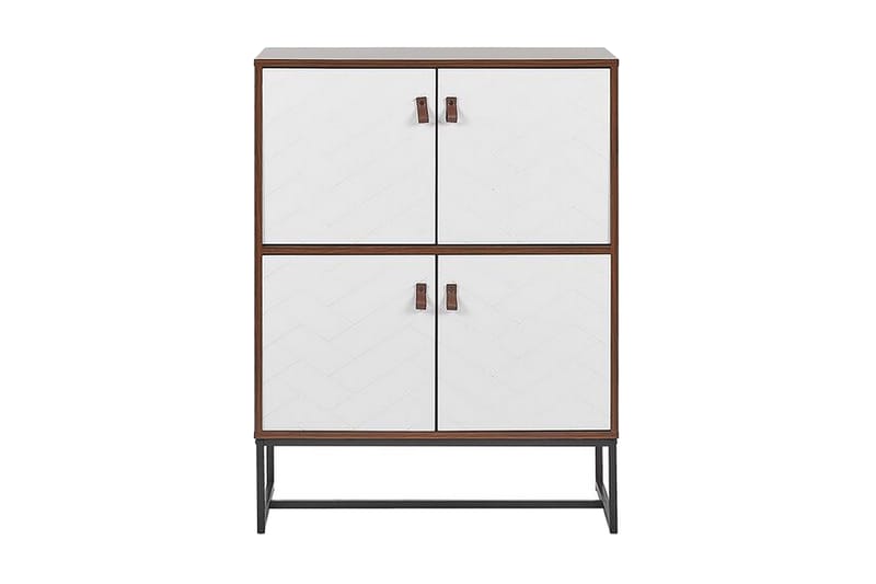Senkki Tajarja 76x39 cm - Tummanruskea/valkoinen - Säilytys - Säilytyskalusteet - Senkki