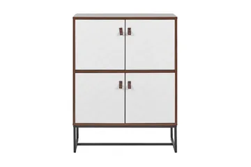 Senkki Tajarja 76x39 cm - Tummanruskea/valkoinen - Säilytys - Säilytyskalusteet - Senkki