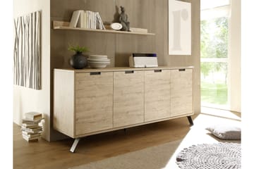 Senkki Terreno 206 cm 4 ovea - SherwoodTammi - Säilytys - Säilytyskalusteet - Senkki
