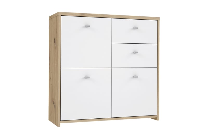 Senkki Toledor 2 laatikkoa 74x77 cm - Ruskea / Valkoinen - Säilytys - Säilytyskalusteet - Senkki