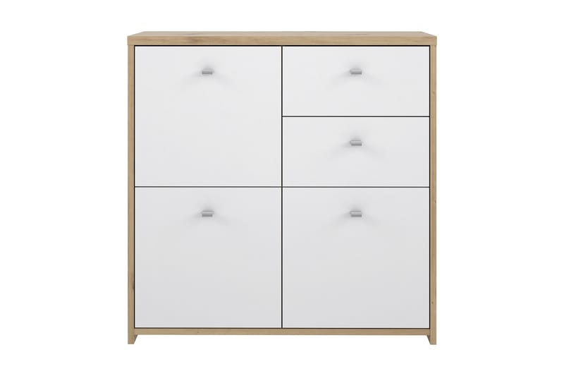 Senkki Toledor 2 laatikkoa 74x77 cm - Ruskea / Valkoinen - Säilytys - Säilytyskalusteet - Senkki