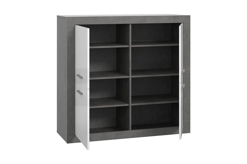Senkki Uzunkop 41x113 cm - Harmaa/Valkoinen - Säilytys - Säilytyskalusteet - Senkki
