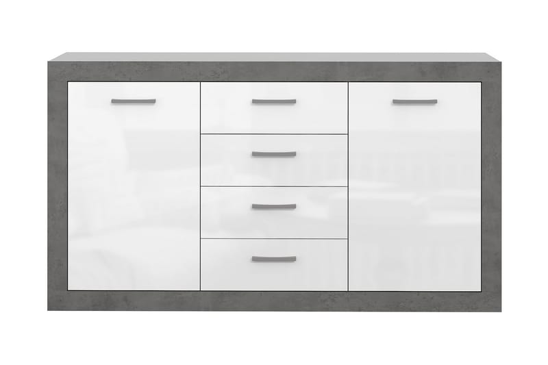 Senkki Uzunkop 41x153 cm - Harmaa/Valkoinen - Säilytys - Säilytyskalusteet - Senkki