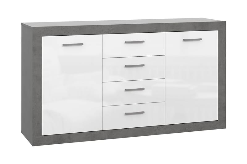 Senkki Uzunkop 41x153 cm - Harmaa/Valkoinen - Säilytys - Säilytyskalusteet - Senkki