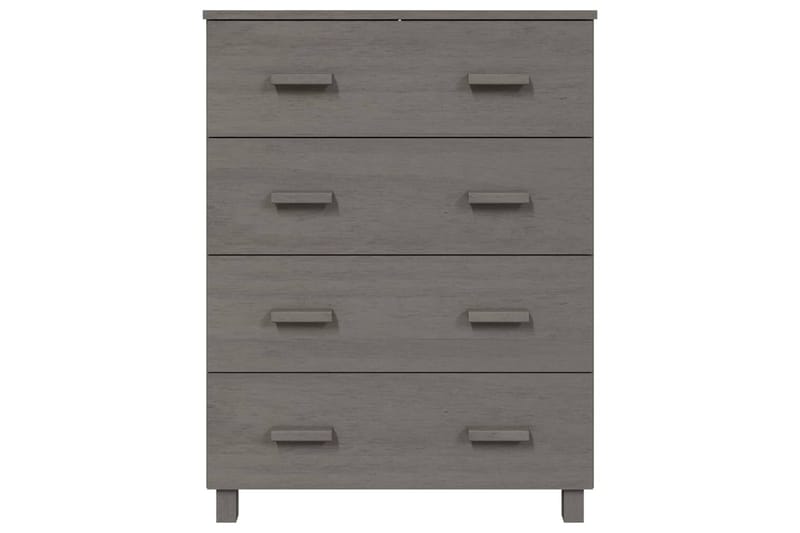 Senkki vaaleanharmaa 79x40x103,5 cm täysi mänty - Harmaa - Säilytys - Säilytyskalusteet - Senkki