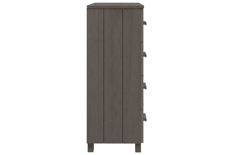 Senkki vaaleanharmaa 79x40x103,5 cm täysi mänty - Harmaa - Säilytys - Säilytyskalusteet - Senkki