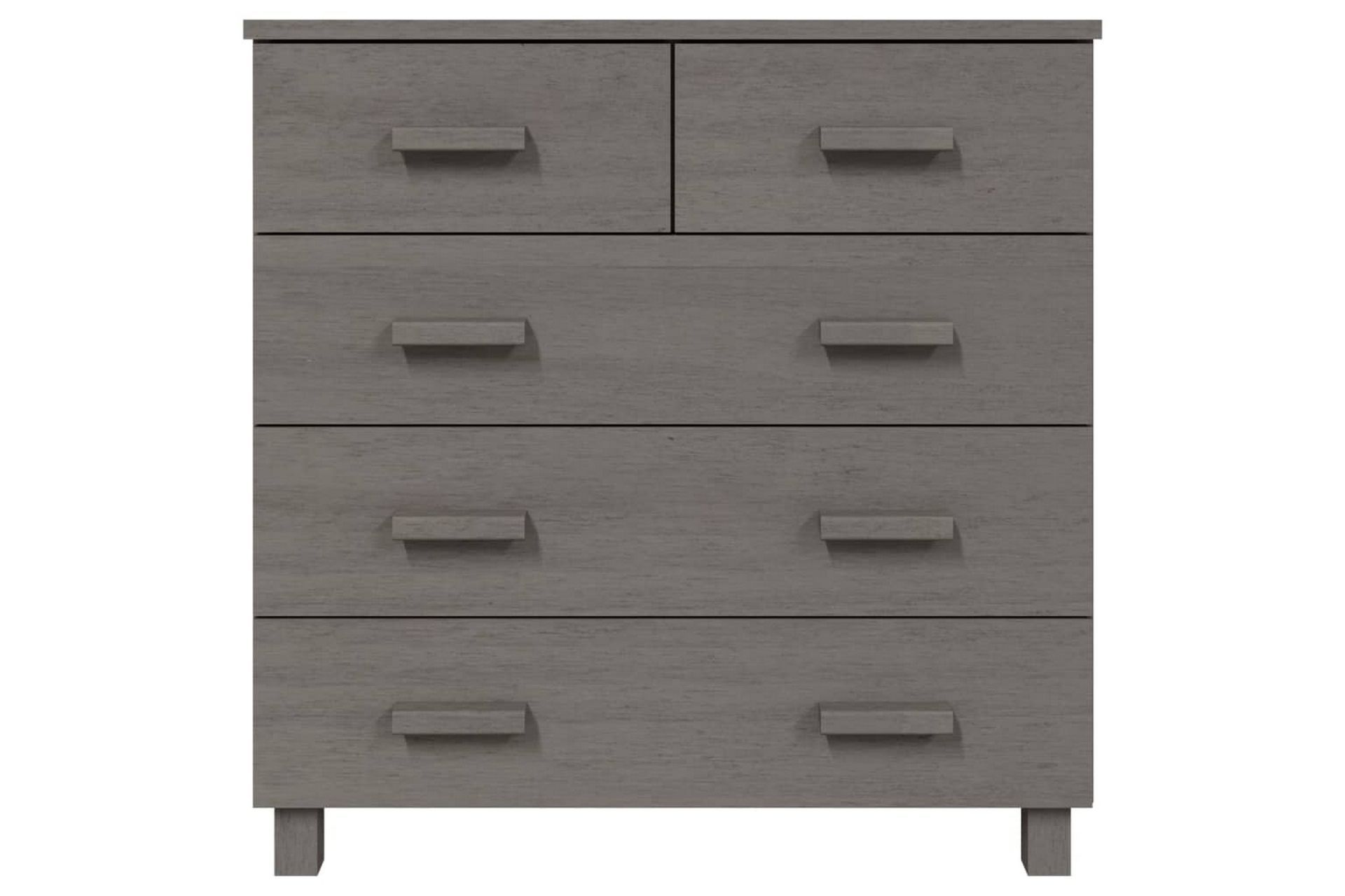 Senkki vaaleanharmaa 79x40x80 cm täysi mänty - Harmaa - Säilytys - Säilytyskalusteet - Senkki