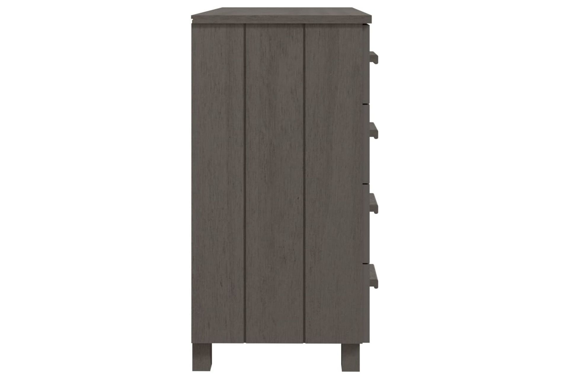 Senkki vaaleanharmaa 79x40x80 cm täysi mänty - Harmaa - Säilytys - Säilytyskalusteet - Senkki