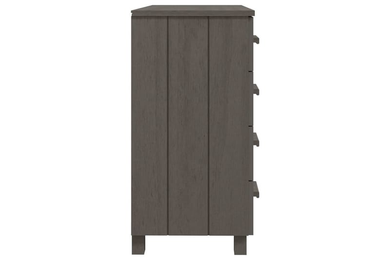 Senkki vaaleanharmaa 79x40x80 cm täysi mänty - Harmaa - Säilytys - Säilytyskalusteet - Senkki