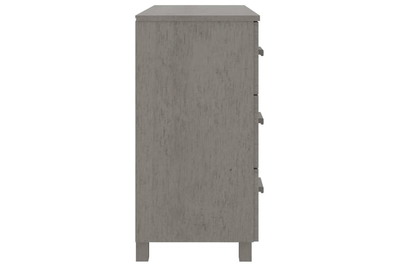 Senkki vaaleanharmaa 90x40x80 cm täysi mänty - Harmaa - Säilytys - Säilytyskalusteet - Senkki