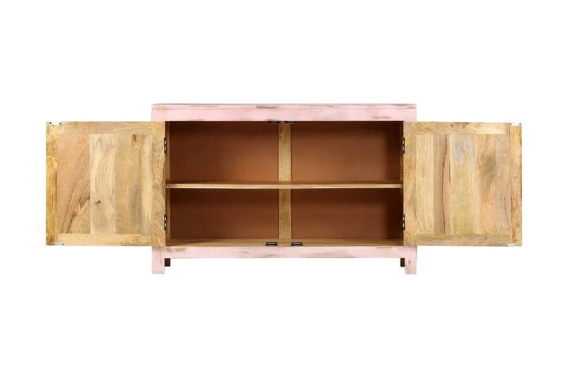 Senkki vaaleanpunainen 110x35x70 cm täysi mangopuu - Pinkki - Säilytys - Säilytyskalusteet - Senkki