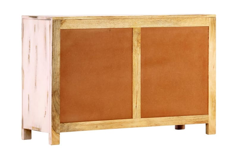 Senkki vaaleanpunainen 110x35x70 cm täysi mangopuu - Pinkki - Säilytys - Säilytyskalusteet - Senkki