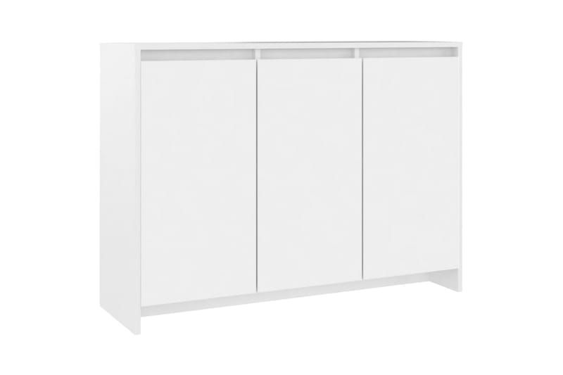 Senkki valkoinen 102x33x75 cm lastulevy - Valkoinen - Säilytys - Säilytyskalusteet - Senkki