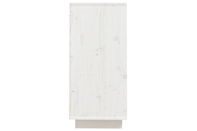 Senkki valkoinen 60x34x75 cm täysi mänty - Valkoinen - Säilytys - Säilytyskalusteet - Senkki