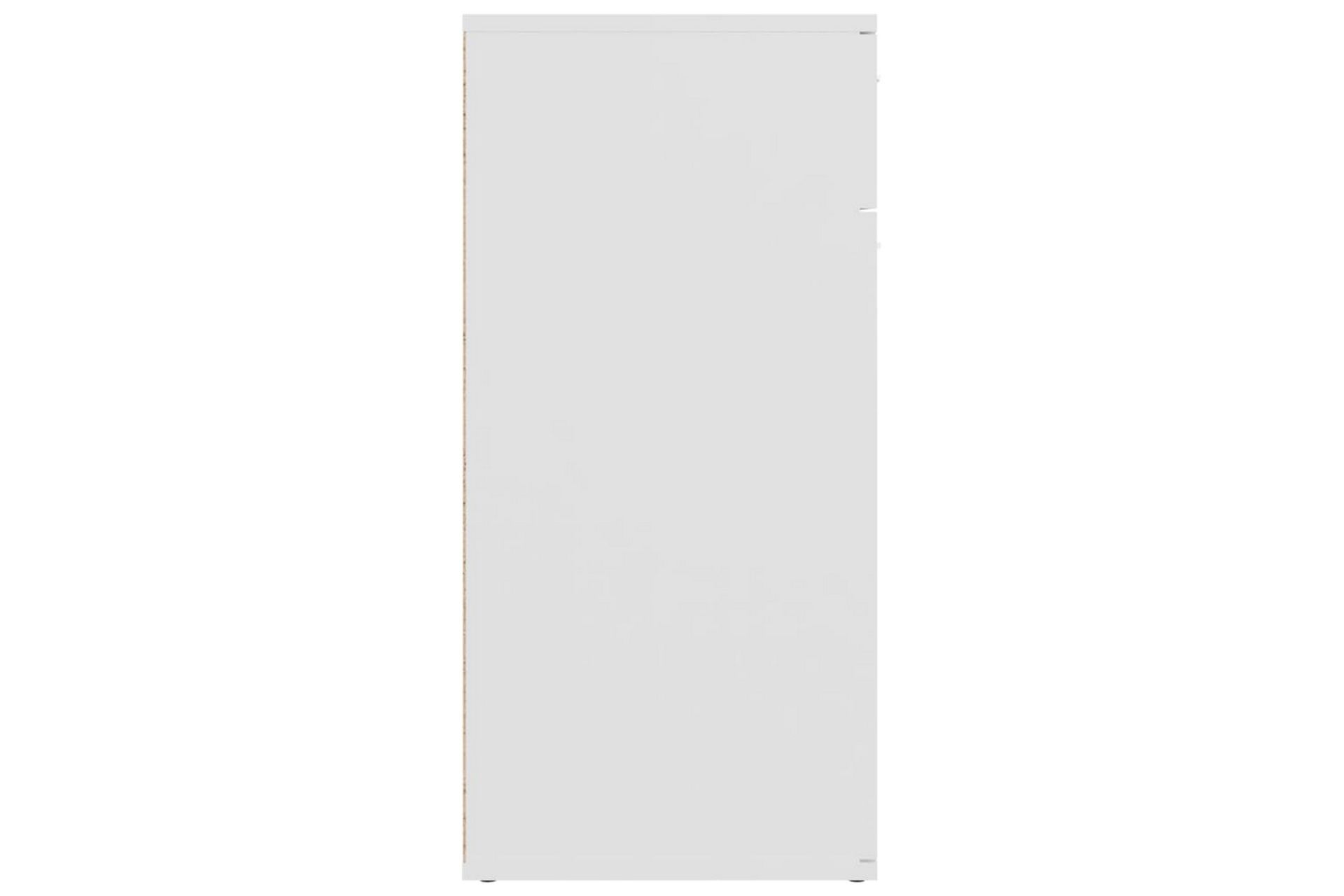 Senkki valkoinen 80x36x75 cm lastulevy - Säilytys - Säilytyskalusteet - Senkki