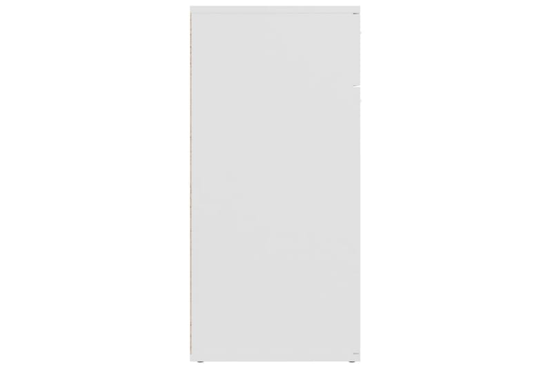 Senkki valkoinen 80x36x75 cm lastulevy - Säilytys - Säilytyskalusteet - Senkki