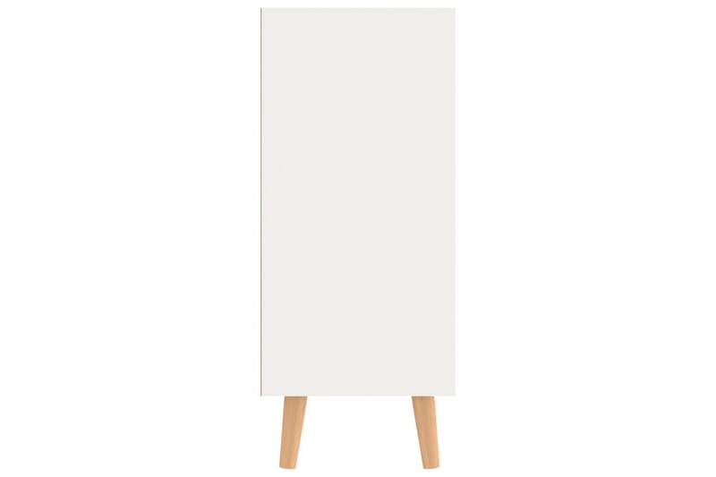 Senkki valkoinen ja Sonoma-tammi 90x30x72 cm lastulevy - Beige - Säilytys - Säilytyskalusteet - Senkki