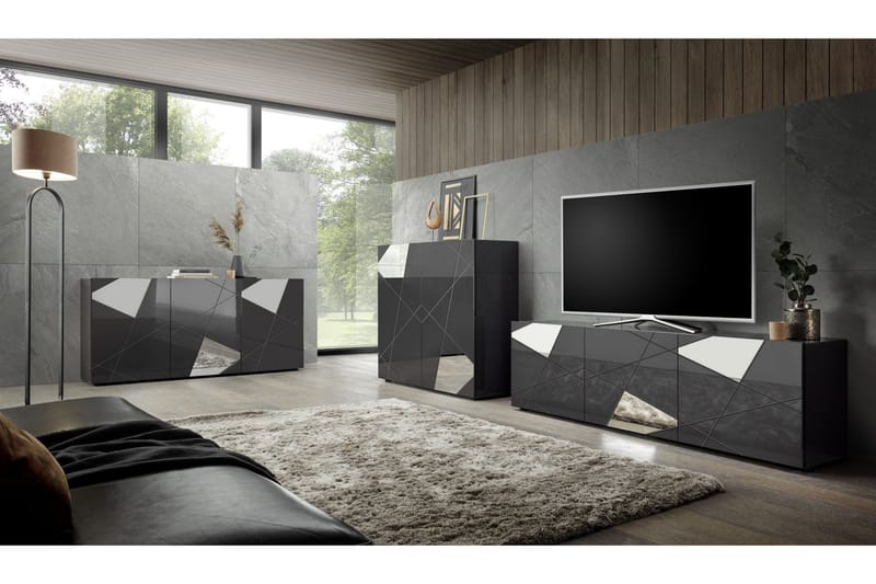 Senkki Vittoria 42x121 cm Harmaa - Lc Spa - Säilytys - Säilytyskalusteet - Senkki
