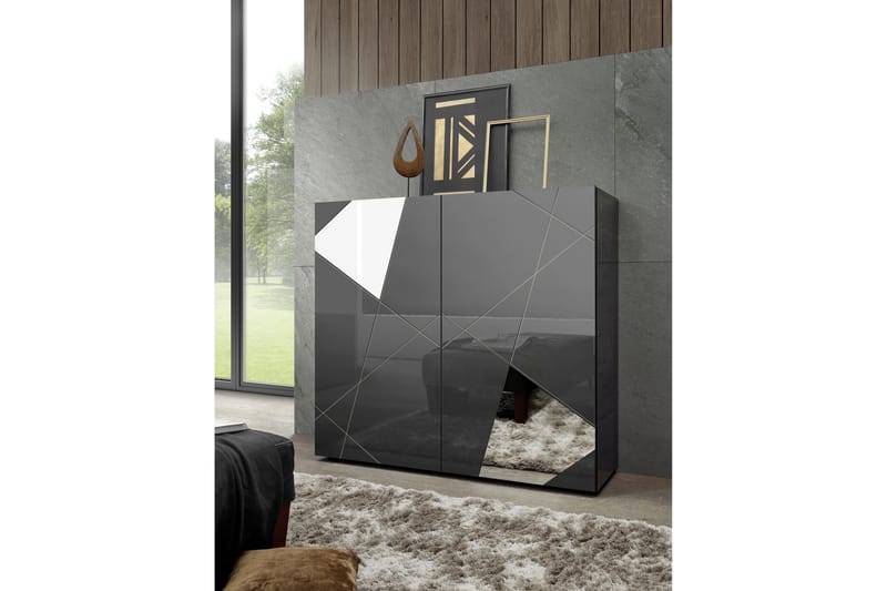Senkki Vittoria 42x121 cm Harmaa - Lc Spa - Säilytys - Säilytyskalusteet - Senkki