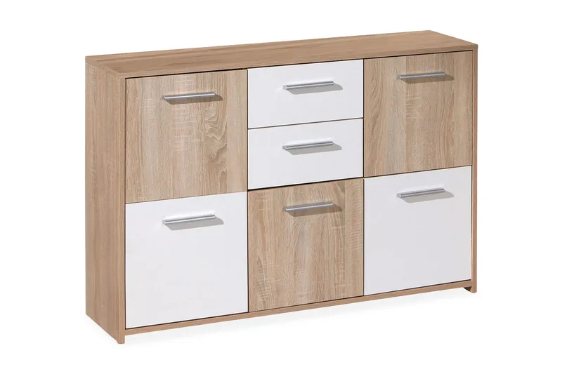 Senkki Vulpia 115 cm, Valkoinen/Vaalea Tammi