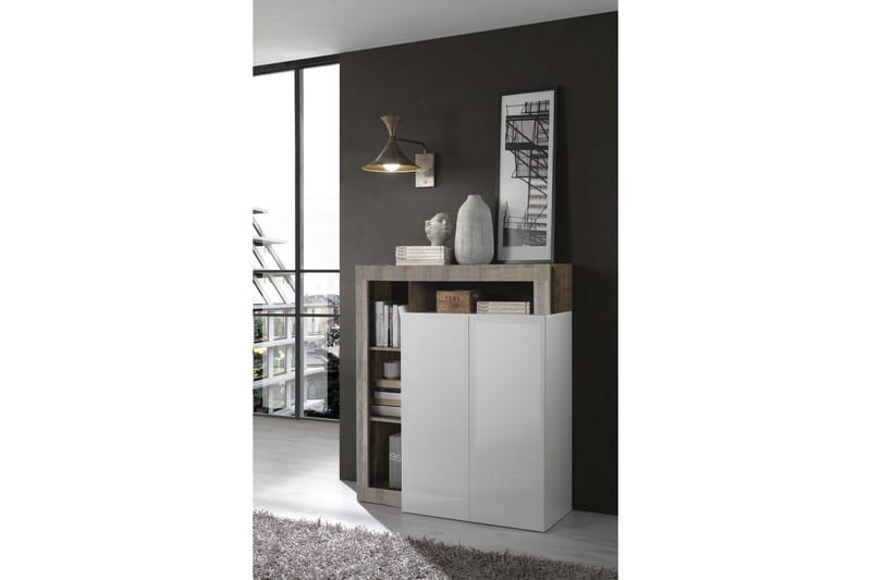 Senkki Wedel 42x108 cm - Valkoinen - Säilytys - Säilytyskalusteet - Senkki