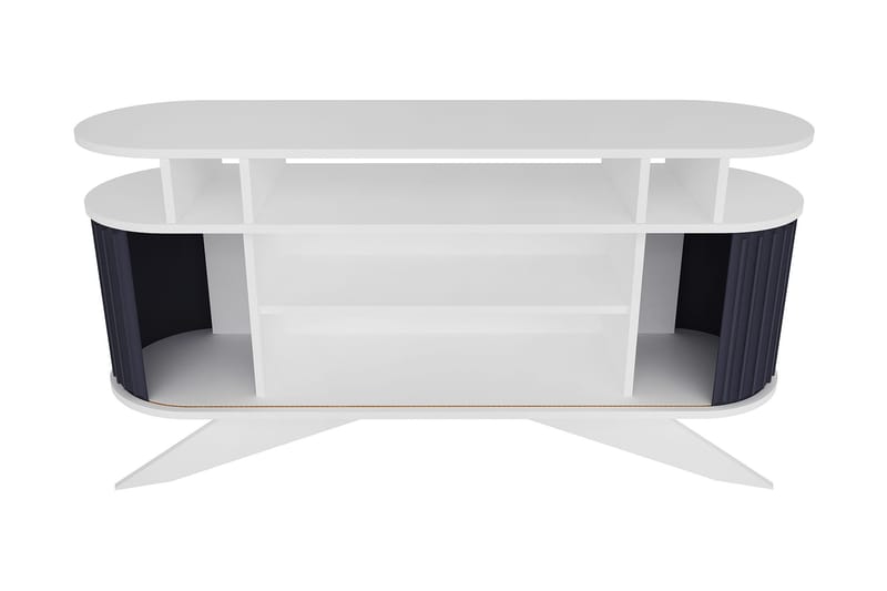 Senkki Zakkum 43x75x150 cm - Valkoinen - Säilytys - Säilytyskalusteet - Senkki
