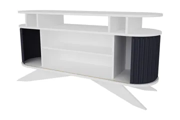 Senkki Zakkum 43x75x150 cm - Valkoinen - Säilytys - Säilytyskalusteet - Senkki