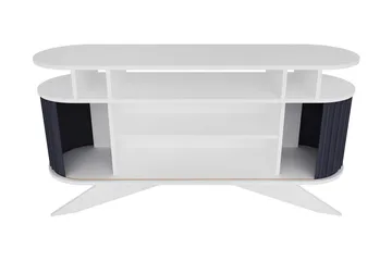 Senkki Zakkum 43x75x150 cm - Valkoinen - Säilytys - Säilytyskalusteet - Senkki