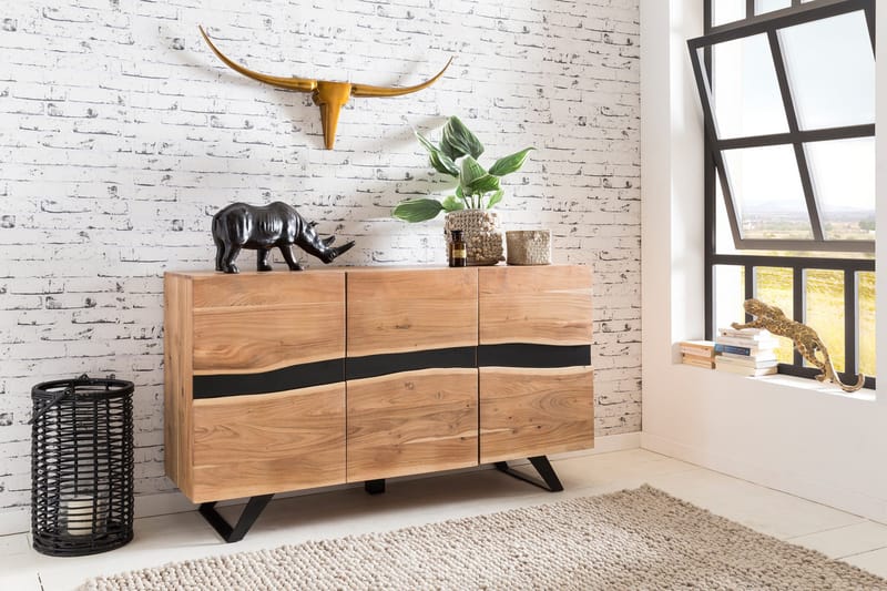 Sideboard & skänk Wohnling Trä, Natur - Säilytys - Säilytyskalusteet - Senkki