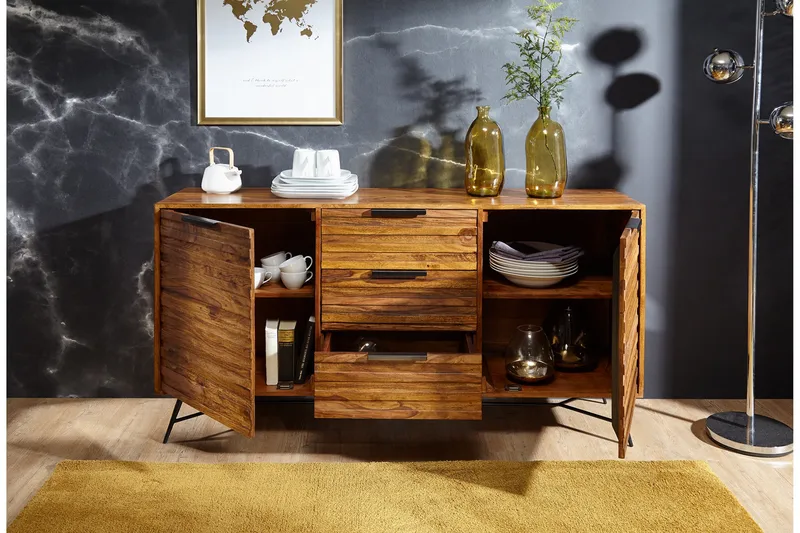 Sideboard & skänk Wohnling Trä, Natur - Säilytys - Säilytyskalusteet - Senkki