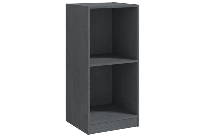 Sivukaappi harmaa 35,5x33,5x76 cm täysi mänty - Harmaa - Säilytys - Säilytyskalusteet - Senkki