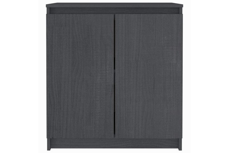 Sivukaappi harmaa 60x36x65 cm täysi mänty - Harmaa - Säilytys - Säilytyskalusteet - Senkki