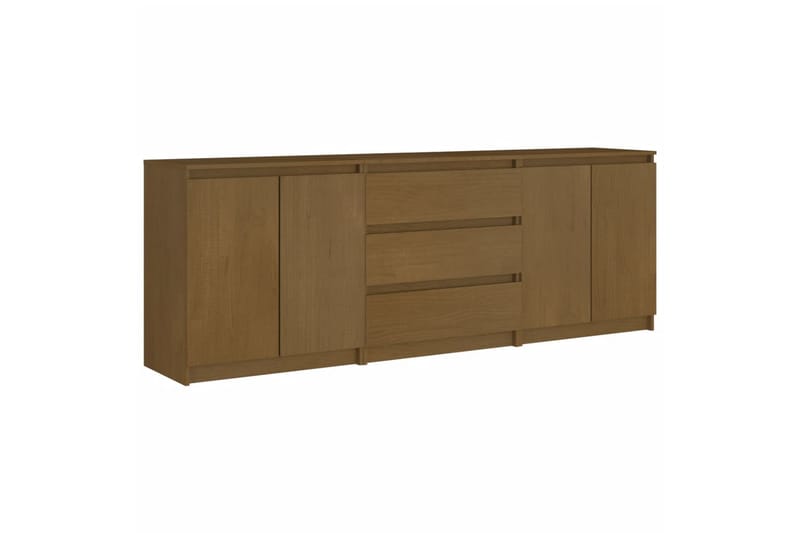 Sivukaappi hunajanruskea 180x36x65 cm täysi mänty - Ruskea - Säilytys - Säilytyskalusteet - Senkki